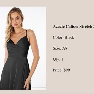 Azazie bridesmaids dress.